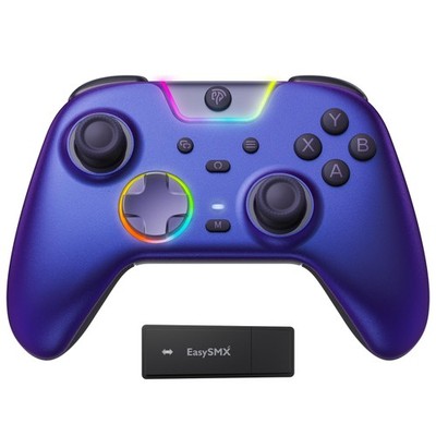 EasySMX X05Pro Wireless Controller for PC   Ergonomic SkinLike Grip, QuietTou...