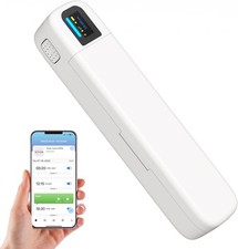 Smart Pill Dispenser Bluetooth Alarm 7-Day Daily Organizer Travel Case White