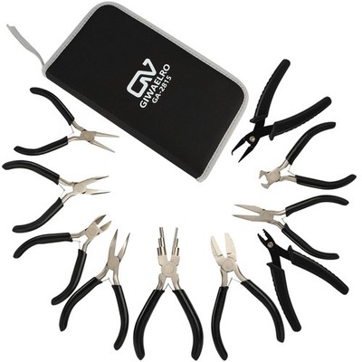 Giwaelro Jewelry Pliers Set, 10 PCS Professional for Black 