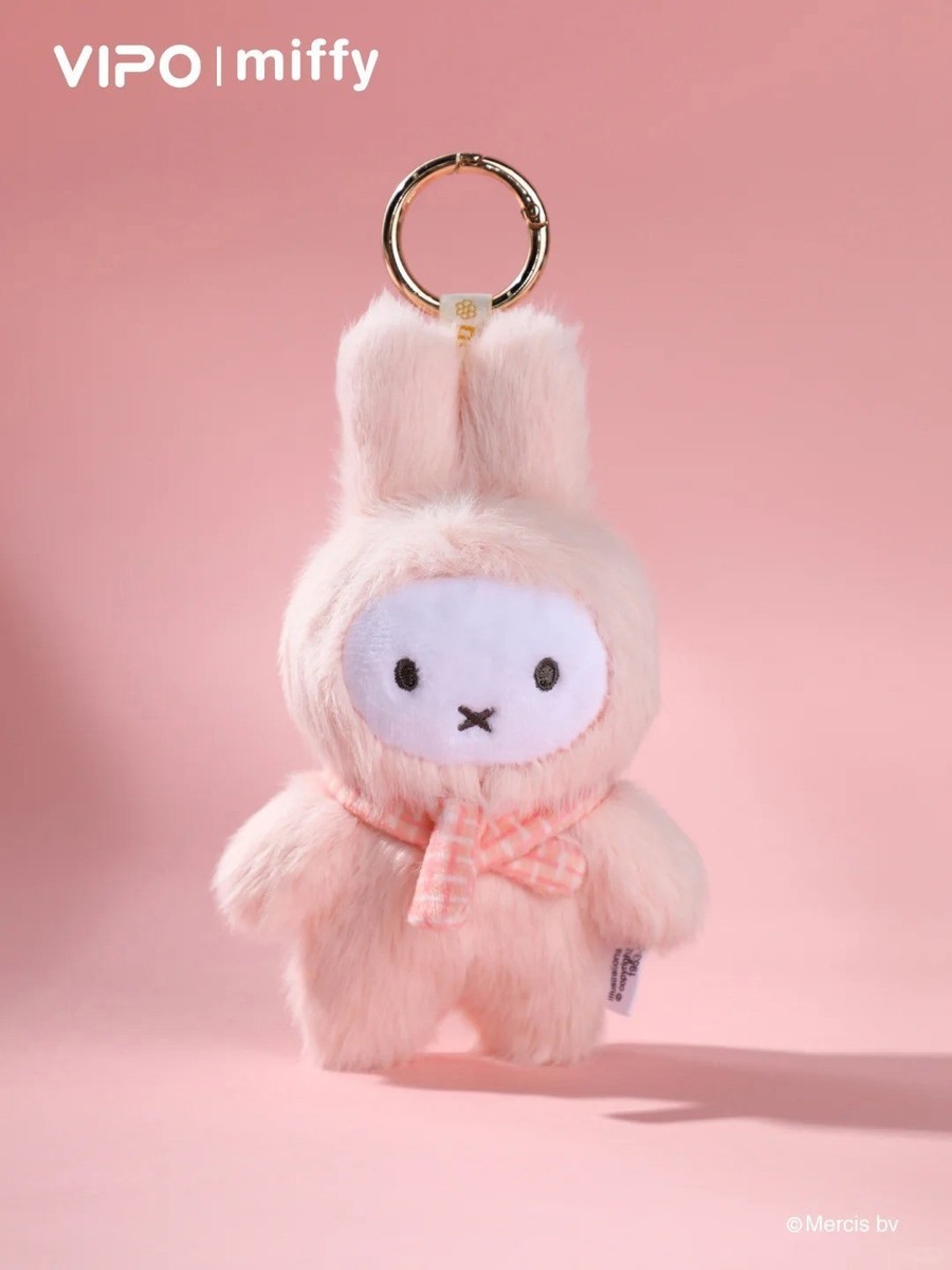 New Vipo x Miffy Series 2 Macaron Series Plush Keychain Blind Box