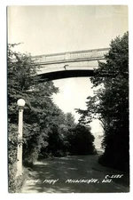 Lake Park Real Photo Postcard 1943 Milwaukee Wisconsin