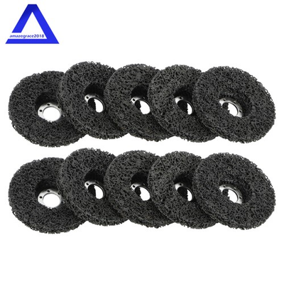 #ad 10Pack 4.5 inch Strip Discs for Angle Grinder Wire Stripping Wheel Paint Remover $25.29