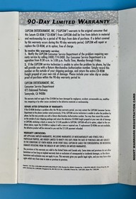 NIGHT WARRIORS: DarkStalkers&rsquo; Revenge  (SEGA SATURN) Tested CiB