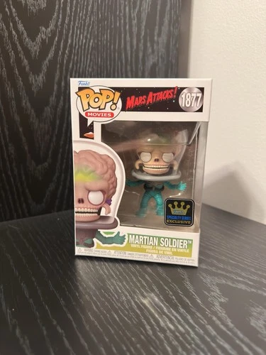 Funko Pop! Movies Mars Attacks #1877 Martian Soldier Specialty Series Figure