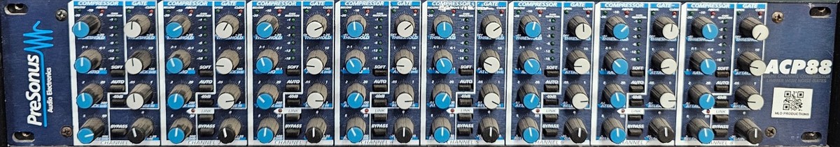 PreSonus ACP88 8 Channel Compressor Limiter Gate Processor