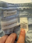 Liz Claiborne Women’s Blue Straight Leg Pants Solid Stretch Cotton 4 — photo 2