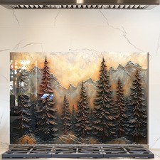 Tree of Life,Tempered Glass Backsplash For Kitchen Behind Stove,Easy to Clean...