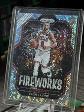 2022-23 Panini Prizm - Fireworks Zach LaVine #4 Fast Break Prizm