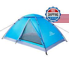 JELUCAMP 1/2 Person Dome Tent Lightweight Backpacking Waterproof Easy Setup