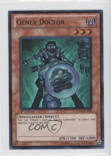 Genex Doctor 1st Ed. YuGiOh Hidden Arsenal 2 #HA02-EN009 2010 0o3