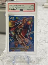 2023-24 Topps Cosmic Chrome - Victor Wembanyama #151 Blue Moon Refractor /99 RC