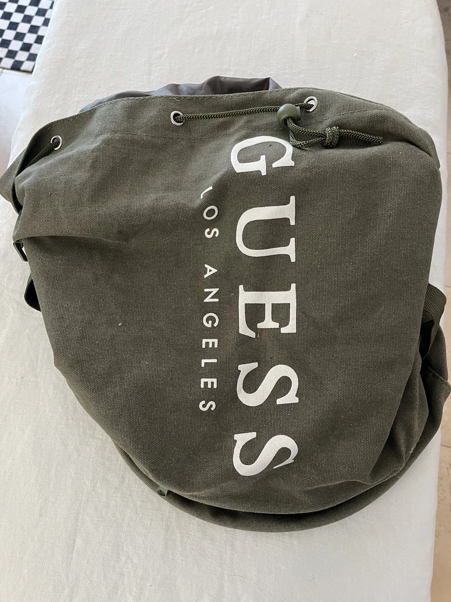 guess men's travel bag Latte Logo Keith Duffle height of 5.25 inches GUESS travel bag Weekender Duffle