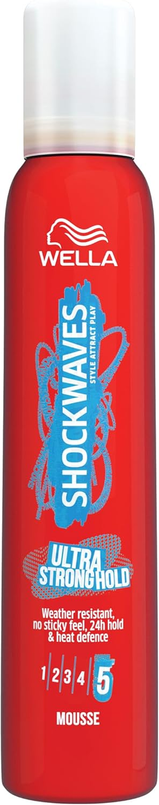 Shockwaves Ultra Strong Hold Mousse 200 Ml
