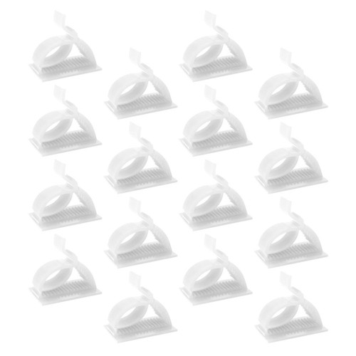 120 szt. Utrwalacz drutu Desktop -Wire -Organizatory Samoprzylepne uchwyty na kable - Zdjęcie 7 z 12