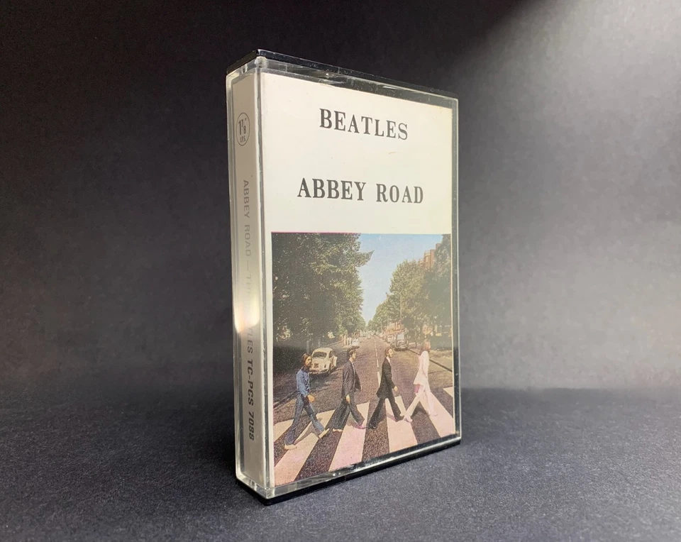 The Beatles ABBEY ROAD Cassette TC-PCS7088 **UK ISSUE c.1970**GREEN PAPER LABELS - Image 2 of 4