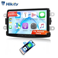 6+128G Android 15 Für Renault Dacia Logan Sandero Carplay Autoradio GPS Navi DAB