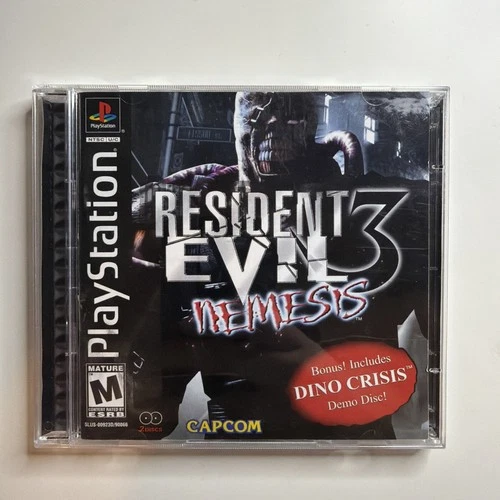 Resident Evil 3: Nemesis (PlayStation 1999) Complete w/ Manual & Demo Disc