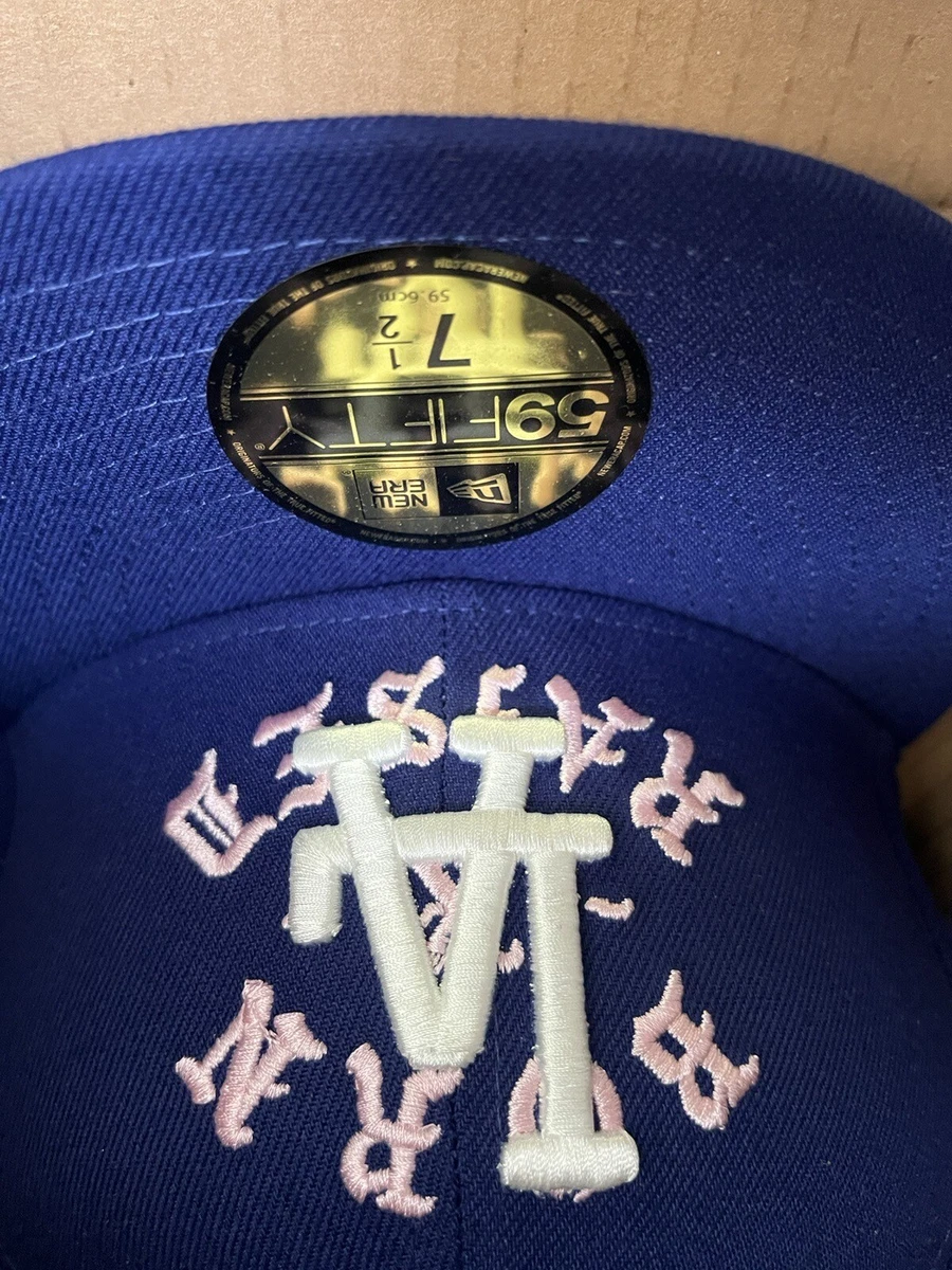 Nike SB Born X Raised New Era Dodgers Rocker Hat Blue/Pink 7 1/2