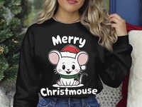 Christmas Sweatshirt Merry Christmouse Funny Xmas Sweater Christmas Jumper Day