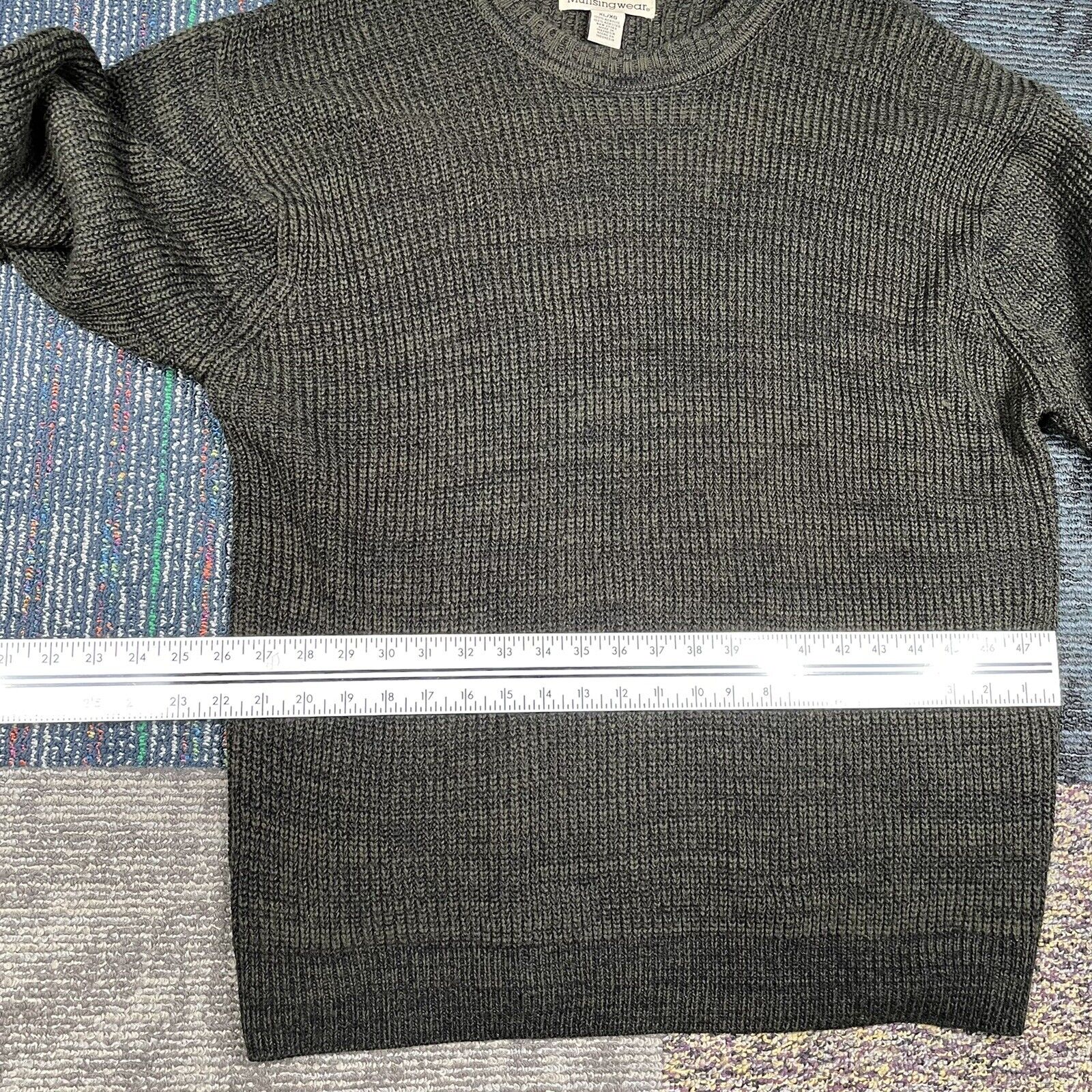 Vintage 90s Munsingwear Men Brown Sweater Size XL - image 4