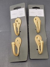 Set Of 2- 2pk Knurled Single Prong Hook - Threshold™