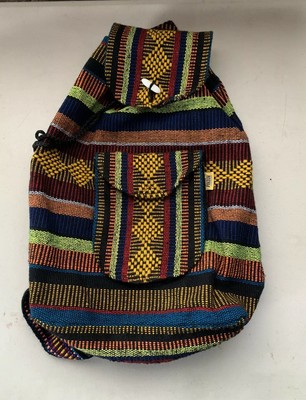 mexican woven backpack