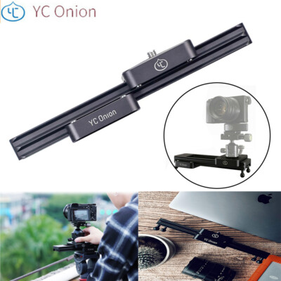 YC Onion Chocolate Slider Dolly Camera Slider 9''/23cm Hydraulic Damping Slider
