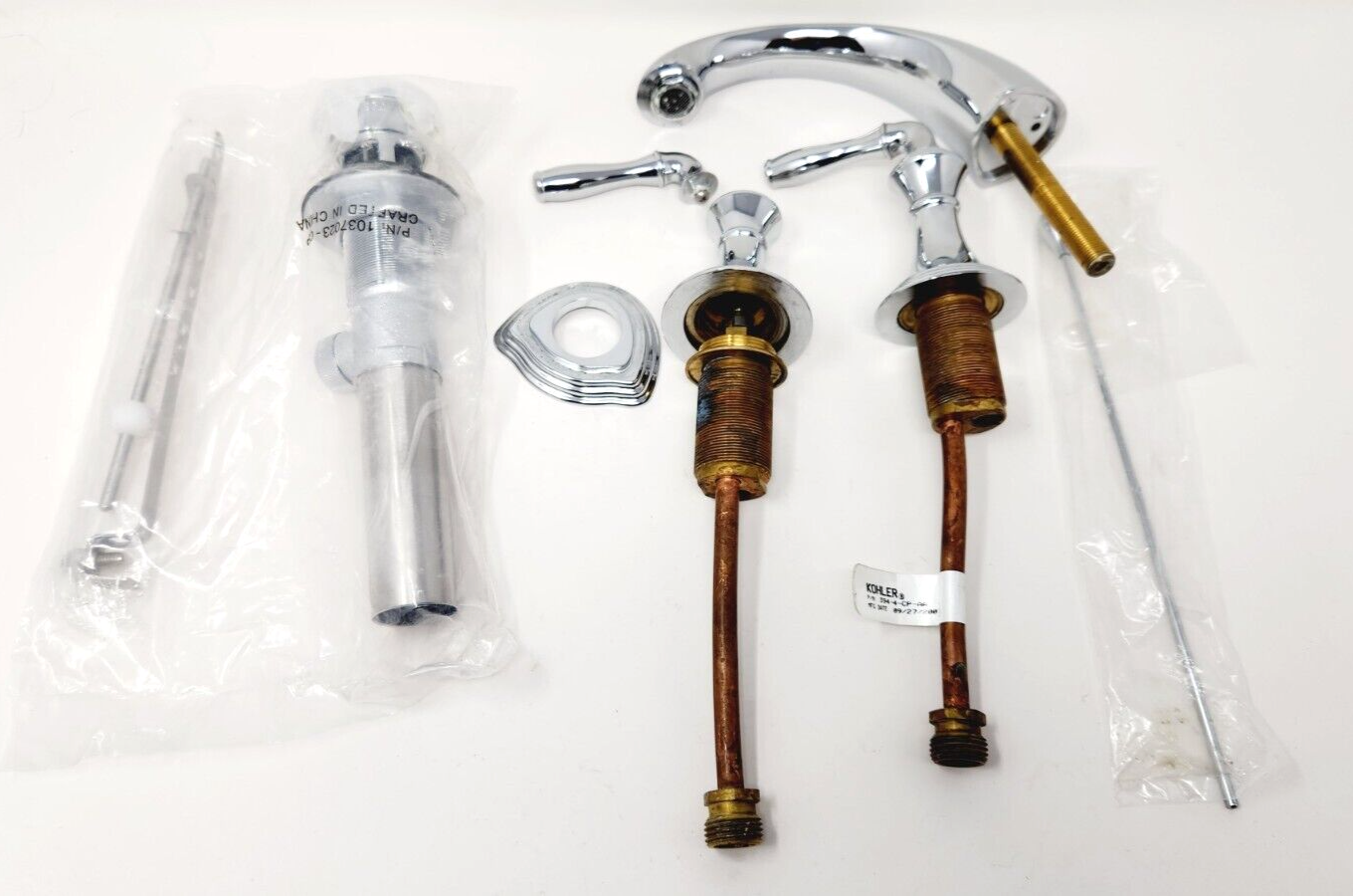 Kohler K3944CP Devonshire Widespread Bathroom Faucet (READ