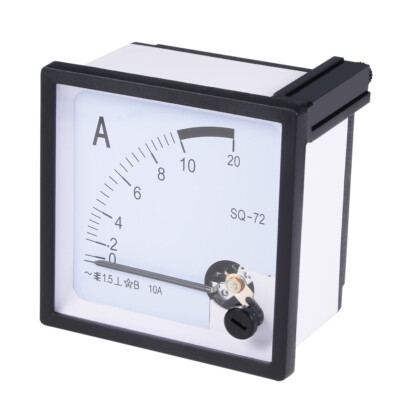 AC 0-20A Analog Amperemeter Anzeige Ampere Strom Meter DH-670 1,5 Fehlermarge