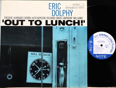 ERIC DOLPHY ''OUT TO LUNCH'' BLUE NOTE Japan LP Vinyl EX/NM Richard Davis RIP