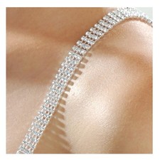 Schmuck BH Tr&auml;ger Strass Vierreihig - damit wird jeder BH zum Schmuckst&uuml;ck