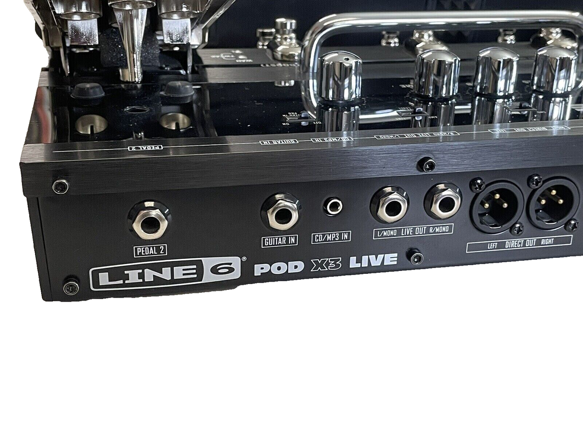 Line 6 POD X3 LIVE Multi - Effects Pedal Comes W/Carrying Bag And Line 6 POD X3 LIVE Multi - Effects Pedal Comes W/Carrying Bag And