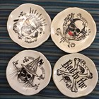 Department 56 Skull Dessert Plates 6 inches set of four plates — photo 2