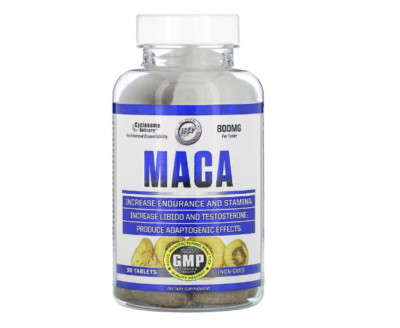 Hi Tech Pharmaceuticals, Maca, 800 mg, 90 Tabletten