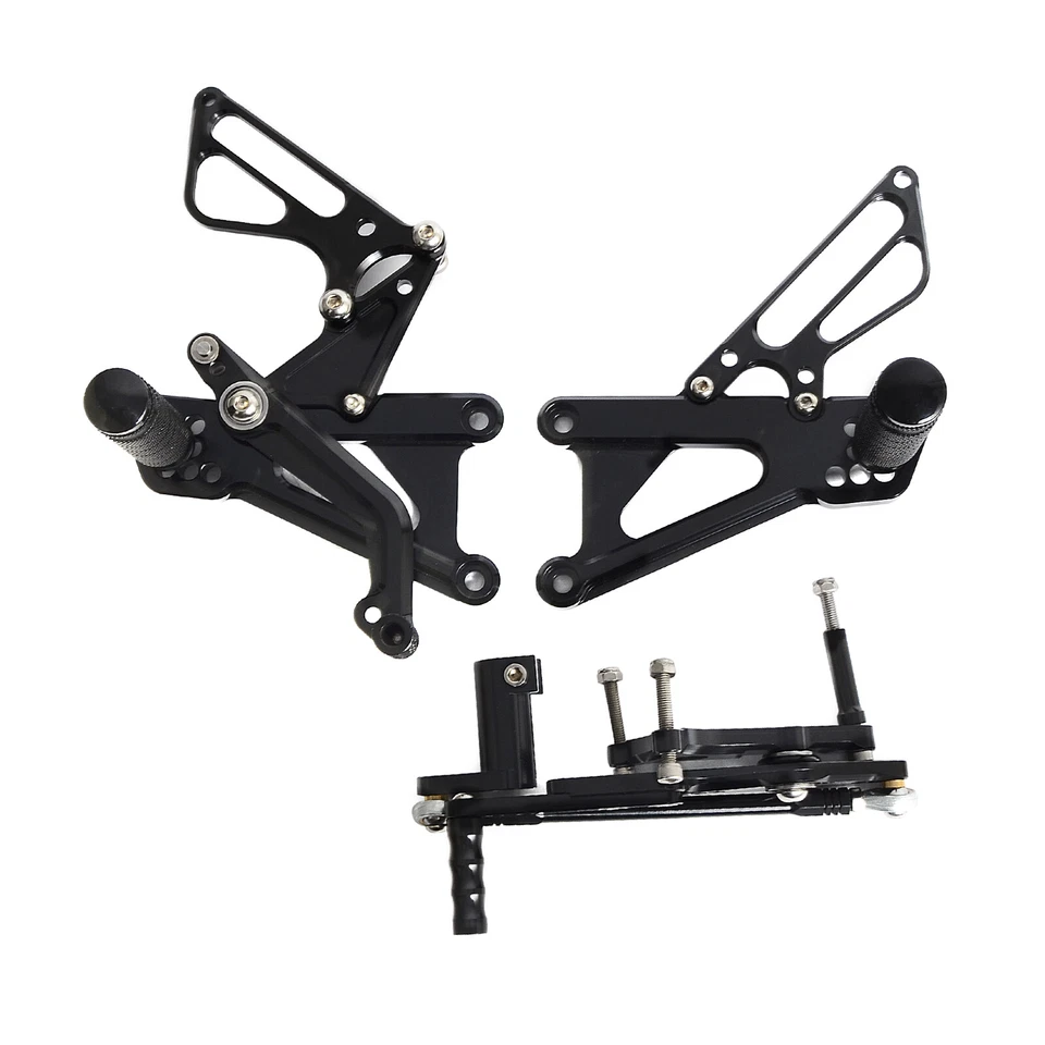 NiceCNC estriberas traseras ajustables reposapiés para Triumph Daytona 675 2006-2012 Foto 2 de 4