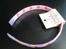 Purple and Pink Braided Ribbon Headband by Mud Pie, New