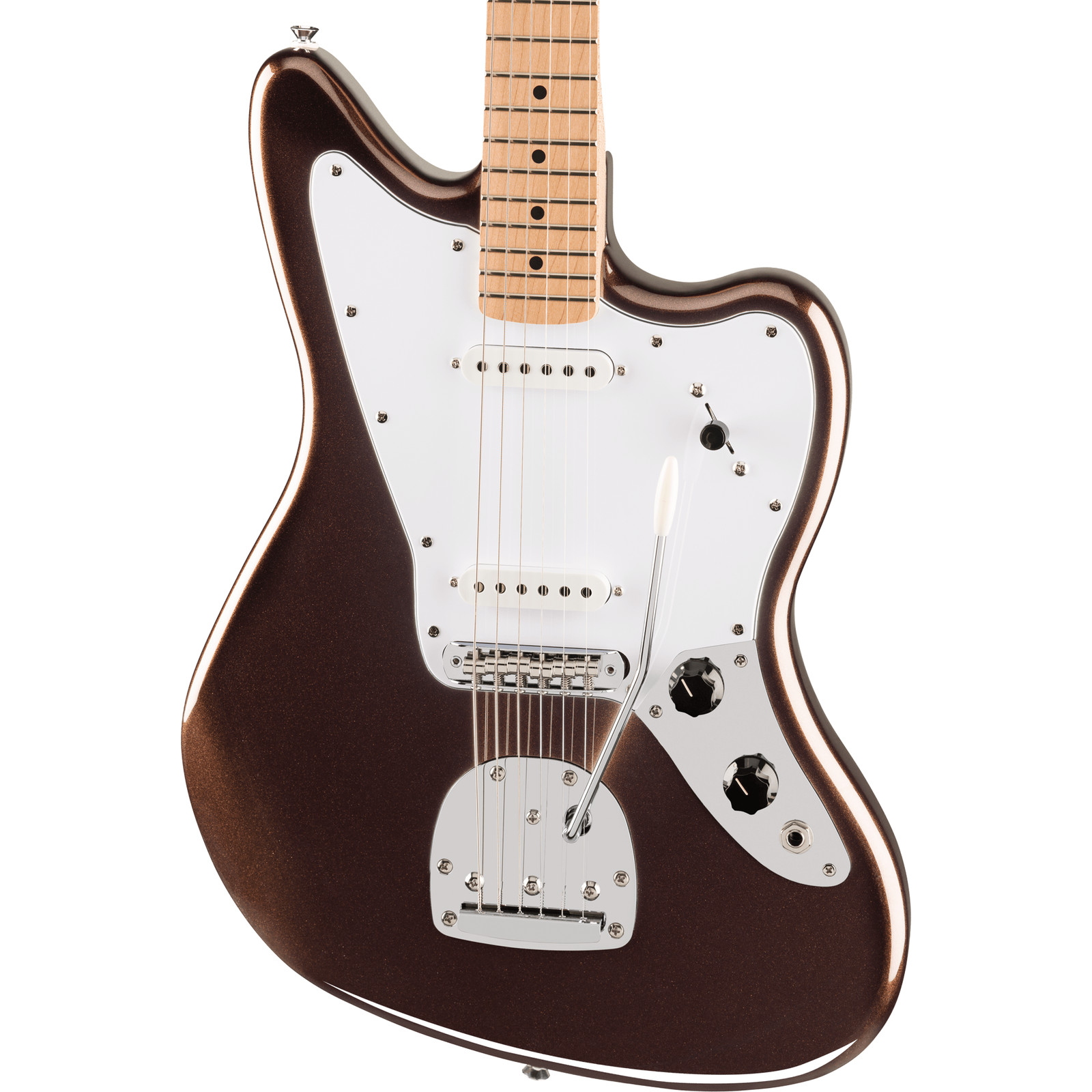 Электрогитара Jaguar серии Squier Affinity - Коричневый Мистический металлик 62190₽