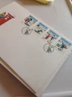 Isle Of Man Stamps First day cover.  Christmas Snow Scenes 1990  UNADDRESSED FDC