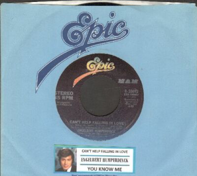 Humperdinck, Engelbert - Can't Help Falling In Love 50692 Vinyl 45 rpm Record