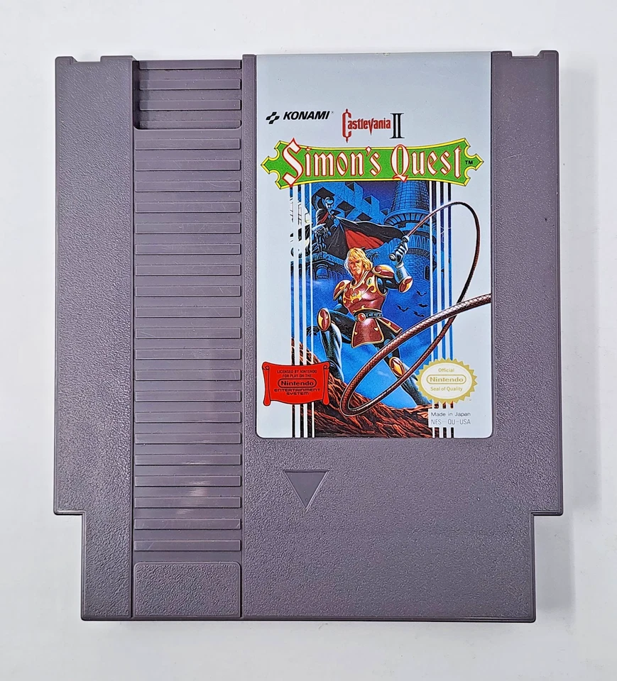 Castlevania: Simon's Quest w/ Manual & Sleeve (Nintendo NES) Authentic & TESTED - Image 3 of 4
