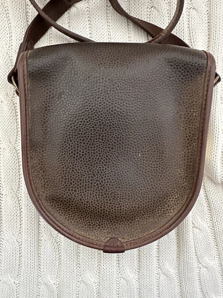 Bolso Bandolera Pequeño Vintage MULBERRY Grano Escocés Marrón Foto 2 de 4