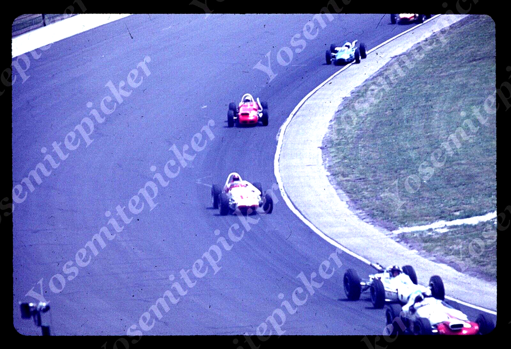 sl79 Original slide 1964 Indianapolis 500 race cars 713a