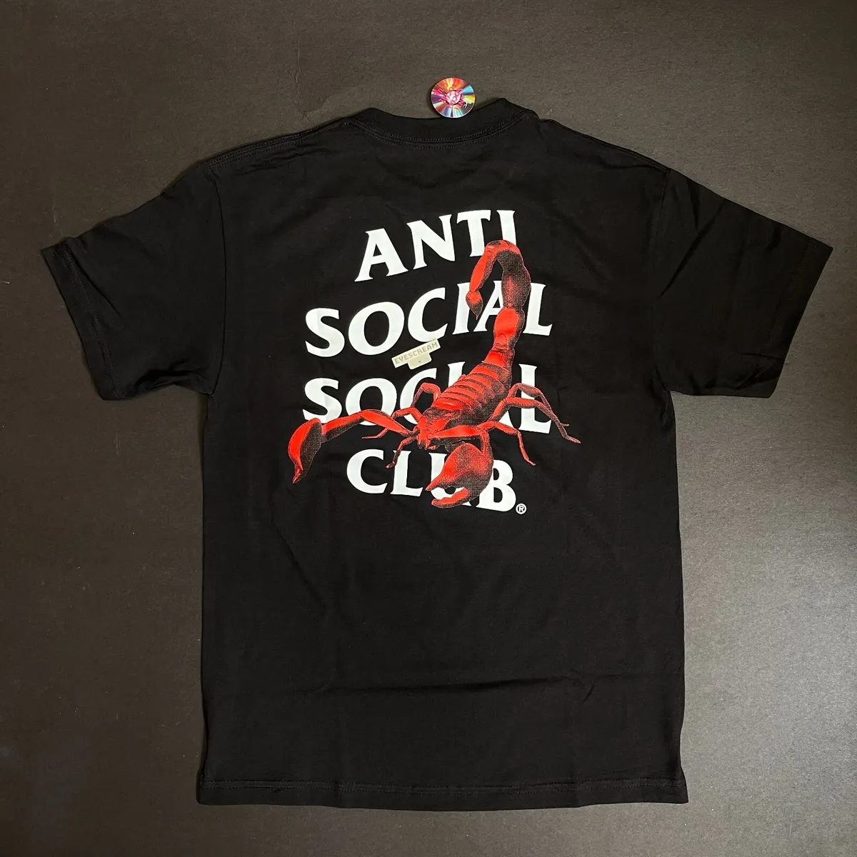 DS FW22 Anti social social club moodsting black Tee Shirt XXL ASSC KKoch TS