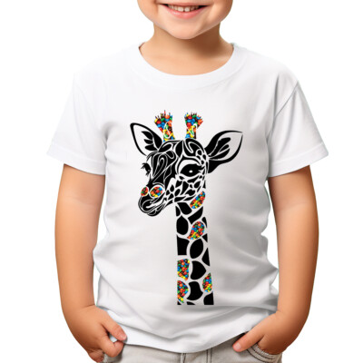 Skurrile Giraffe Candy Spot T-Shirt für Kinder Spaß Familie Kleidung #T490