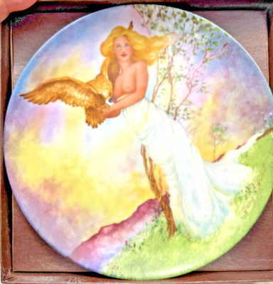 The 4 Ancient Elements Collectible Plate Air By Georgia Lambert Certified