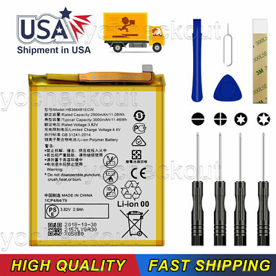 for Huawei P9 lite VNS-L23 Replacement Battery HB366481ECW Adhesive Tools