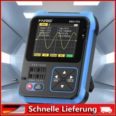 FNIRSI DSO-TC3 3 in 1 Digitales Oszilloskop Transistortester 500 kHz TFT Display