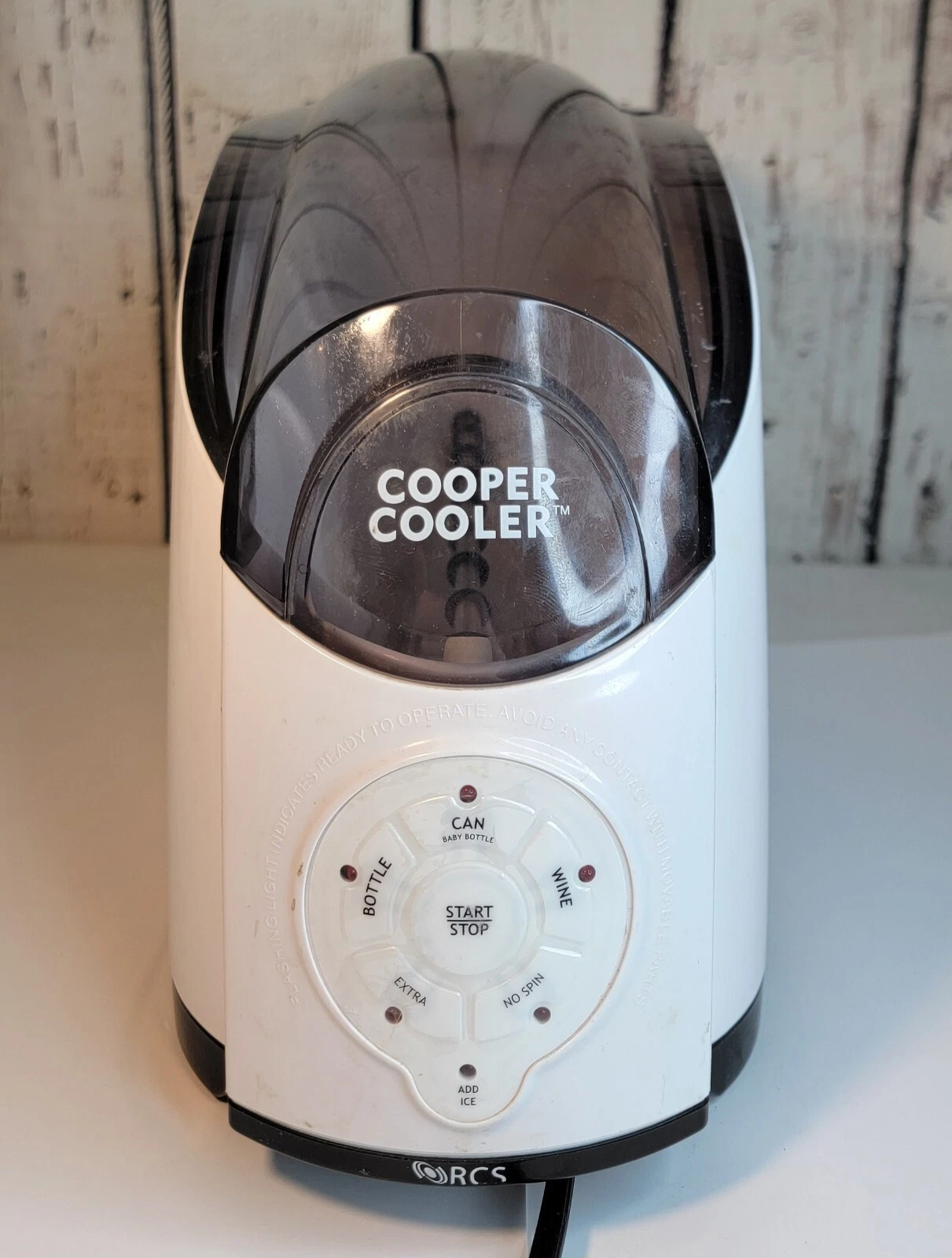 Cooper Cooler HC-01 Rapid Beverage Chiller For Bottles Cans Beer Wine TESTED