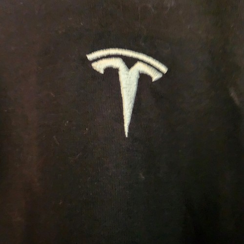NWT Tesla corporate embroidered logo black polo size 2XL - Picture 4 of 7