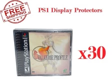 30 Sony PlayStation 1 PS1 Double Video Game Plastic Protective Cases Display Box
